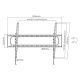 4. MACLEAN MOUNT FOR TV, MONITOR 120' 120KG MC-750N
