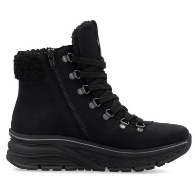 41. Waterproof insulated women's hiking boots in black Rieker 48034-00