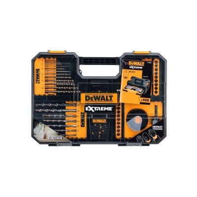 2. DeWalt Extreme DT70620T-QZ Drill Bit Set (100 pcs)