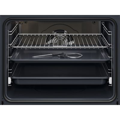 4. Steam oven with steam function SteamBake ELECTROLUX EOD6F77WZ black cleaning catalysis soft closing