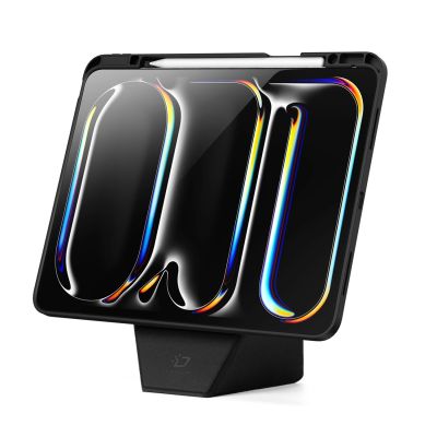 3. Dux Ducis Vers iPad Pro 13" (2024/2025) Case with Stand and Apple Pencil Holder - Black