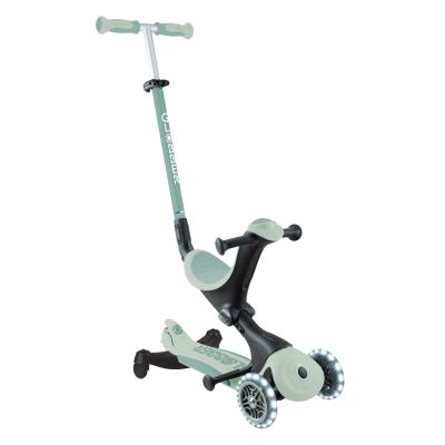 4. Three-wheeled scooter with a ride-on seat GO•UP DELUXE LIGHTS ECOLOGIC 360 (697-505)