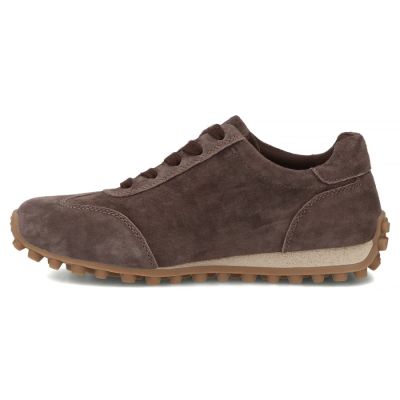 3. Women's leather shoes, suede sneakers, brown Filippo DP7961