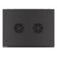 13. WALL-HUNG RACK CABINET 19" 12U 600X450 BLACK PERFORATED DOOR LANBERG (FLAT PACK)
