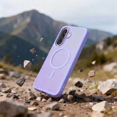 7. Tech-Protect Magmat MagSafe Case for Samsung Galaxy A57 5G - Matte Purple