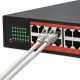 5. Qoltec Network Switch SWITCH Gigabit Ethernet | 24x RJ45 | 2x SFP | 1000 Mb/s