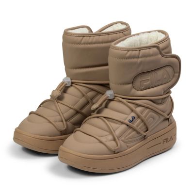 7. Fila Superbubble Boot winter boots beige women's sports insulated ankle boots