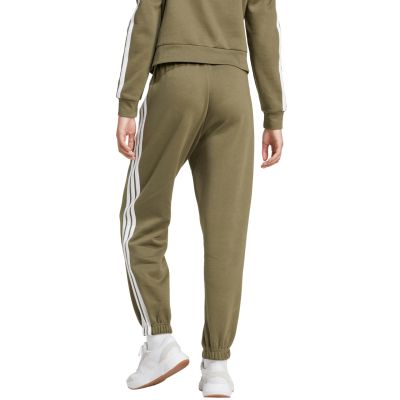 9. adidas Essentials 3-Stripes Fleece Loose-Fit W JX7698 pants