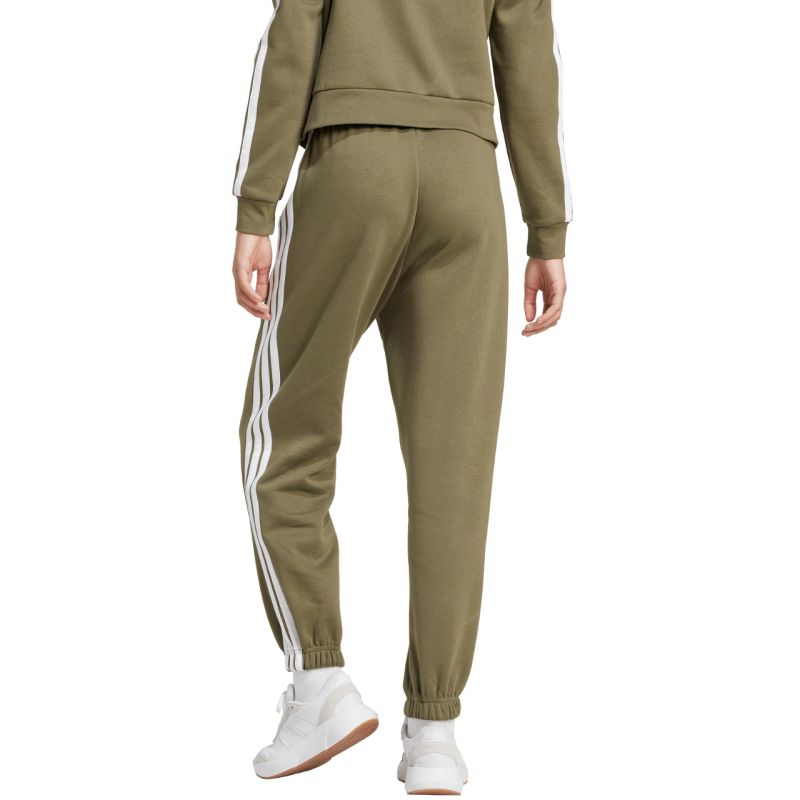 9. adidas Essentials 3-Stripes Fleece Loose-Fit W JX7698 pants