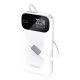 Dudao K31 10000 mAh 22.5W PD Powerbank with Built-in Cable - White