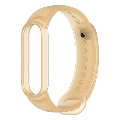 Silicone strap for Xiaomi Mi Band 5 / 6 wristband strap - gold