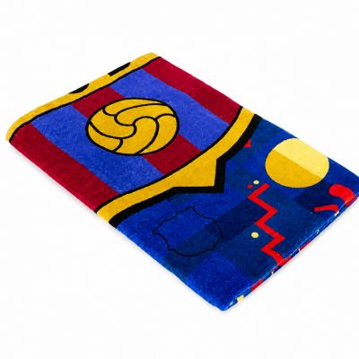4. FC Barcelona beach towel 100x180 cm 118877