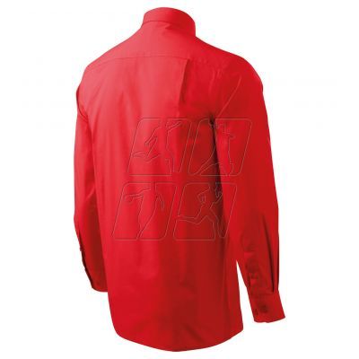 5. Malfini Style LS M MLI-20907 red shirt