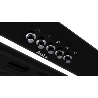 Built-in hood AMICA OMP6255BG 60 cm | LED | black