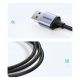 4. Ugreen multifunctional adapter HUB USB 3.0 - 3 x USB / Ethernet RJ-45 / USB Type C PD gray (CM475)