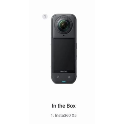 3. Insta360 X5 Standard Bundle Camera