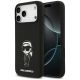 Karl Lagerfeld Silicone Karl Sketch & Logo MagSafe Case for iPhone 17 Pro Max - Black