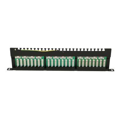 4. Patch panel Extralink EX.9663 (0.5U; cat. 6; 24xRJ-45)