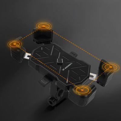 4. Wozinsky WUD-01B Handlebar Phone Holder for Bike - Black