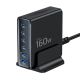 2. Tech-Protect DC160W-GAN 6-Port 160W Wall Charger - Black