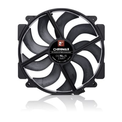 2. NOCTUA 140mm NF-A14x25r G2 PWM fan chromax black