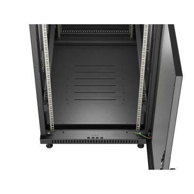 10. LANBERG FLOOR RACK CABINET 19" 27U 600X1000 BLACK