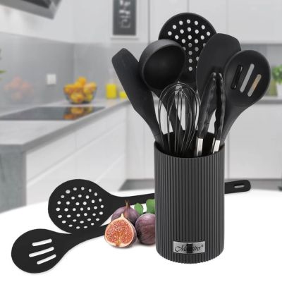 2. Kitchen utensils 8 pieces MR-1542-BLACK MAESTRO
