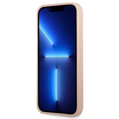 5. Guess GUHCP13LPSATPP iPhone 13 Pro / 13 6.1 "pink / pink hardcase SaffianoTriangle Logo Cardslot