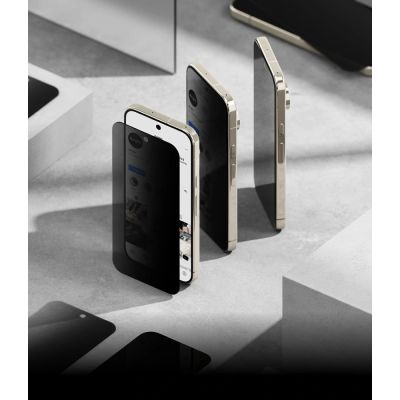 6. Ringke Easy Slide Privacy 2-Pack Tempered Glass Screen Protector for Google Pixel Pro 9 Pro / 10 Pro / 11 Pro