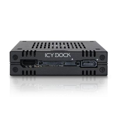 2. Icy Dock MB742SP-B drive bay panel Black