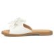 3. Women's white flower flip-flops Filippo DK7898