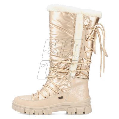 9. Rieker W RKR640 waterproof high snow boots, beige