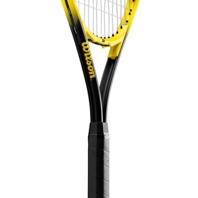 10. Wilson Energy XL TNS RKT 3 4 3/8 tennis racket black and yellow WR199310U3
