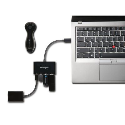 3. Kensington 4-Port USB-C Hub