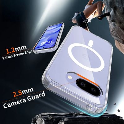 3. Tech-Protect FlexAir Hybrid MagSafe Case for Google Pixel 10A - Clear