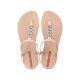 Ipanema Sandal Class women's flip-flop sandals, light beige with gold