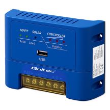 QOLTEC MPPT 15A CHARGE CONTROLLER FOR POWERING DC RECEIVERS AND CHARGING 12V/24V BATTERIES | LIFEPO4