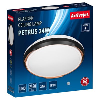 5. Activejet AJE-PETRUS 24W LED ceiling lamp