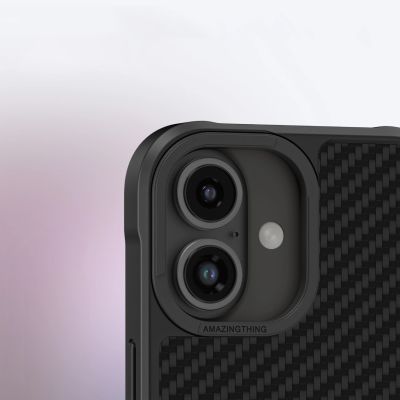 11. AmazingThing Titan Max Case with 1500D Aramid Fibers for iPhone 16 - Black