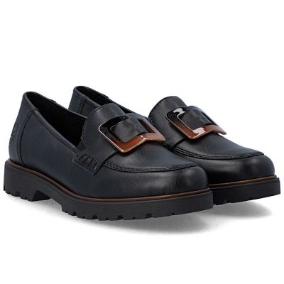 4. Women's black lords shoes Rieker 45553-00