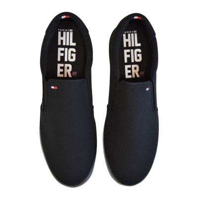 5. Tommy Hilfiger Iconic Slip On Men's Shoes Black - FM0FM00597 0GK