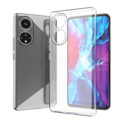4. Ultra Clear 0.5mm Honor 50 Pro gel cover transparent