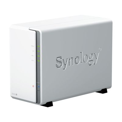 2. NAS Synology DS223j; Tower; 2x (3.5" SATA HDD); Realtek RTD1619B; 1 GB DDR4, 1x 1GbE RJ-45