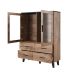 2. LOTTA 120 2D4S display cabinet wotan + matt black