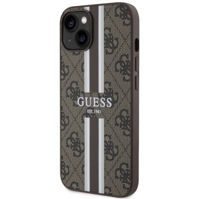 2. Guess GUHMP14MP4RPSW iPhone 14 Plus 6.7" brown/brown hardcase 4G Printed Stripes MagSafe