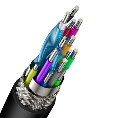 5. Baseus Cafule HDMI / HDMI 2.0 4K 60 Hz 3D 18 Gbps cable - black