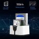 2. QOLTEC DOCKING STATION FOR 2.5" 3.5" HDD/SSD DRIVES | SATA III | USB 3.0 | SUPER SPEED 5GB/S | WITH OFFLINE CLONING FUNCTION