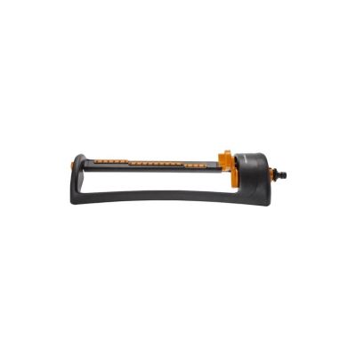 5. Fiskars 1023661 Water Sprinkler Metal Black, Orange