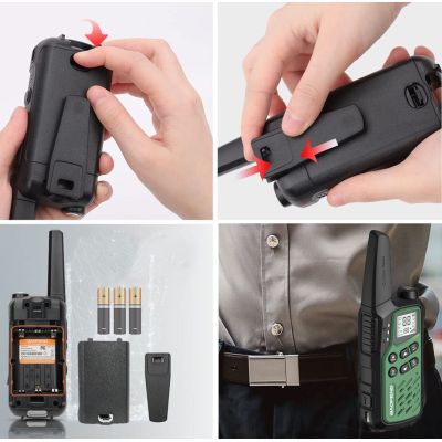 9. Baofeng BF-T25E walkie-talkie green, 2 pieces