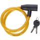 6. DUNLOP SPIRAL BIKE LOCK WITH KEY 1.2x65CM - YELLOW